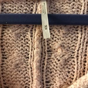 Pale Pink Oversized Free People Sweater